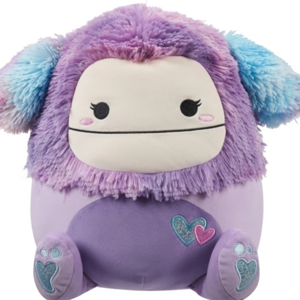 Squishmallow Eden the purple Bigfoot squish NWT